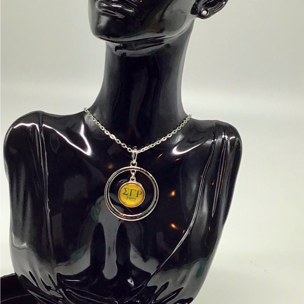 Sigma Gamma Rho Silver Necklace - Picture 2 of 3
